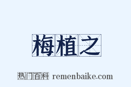 梅植之是什么意思的图片